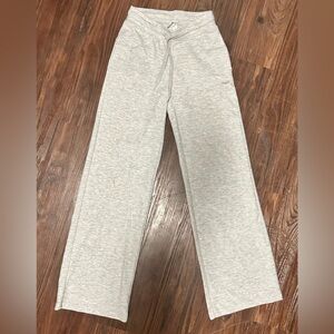 Aritzia waffle knit straight leg sweatpants
